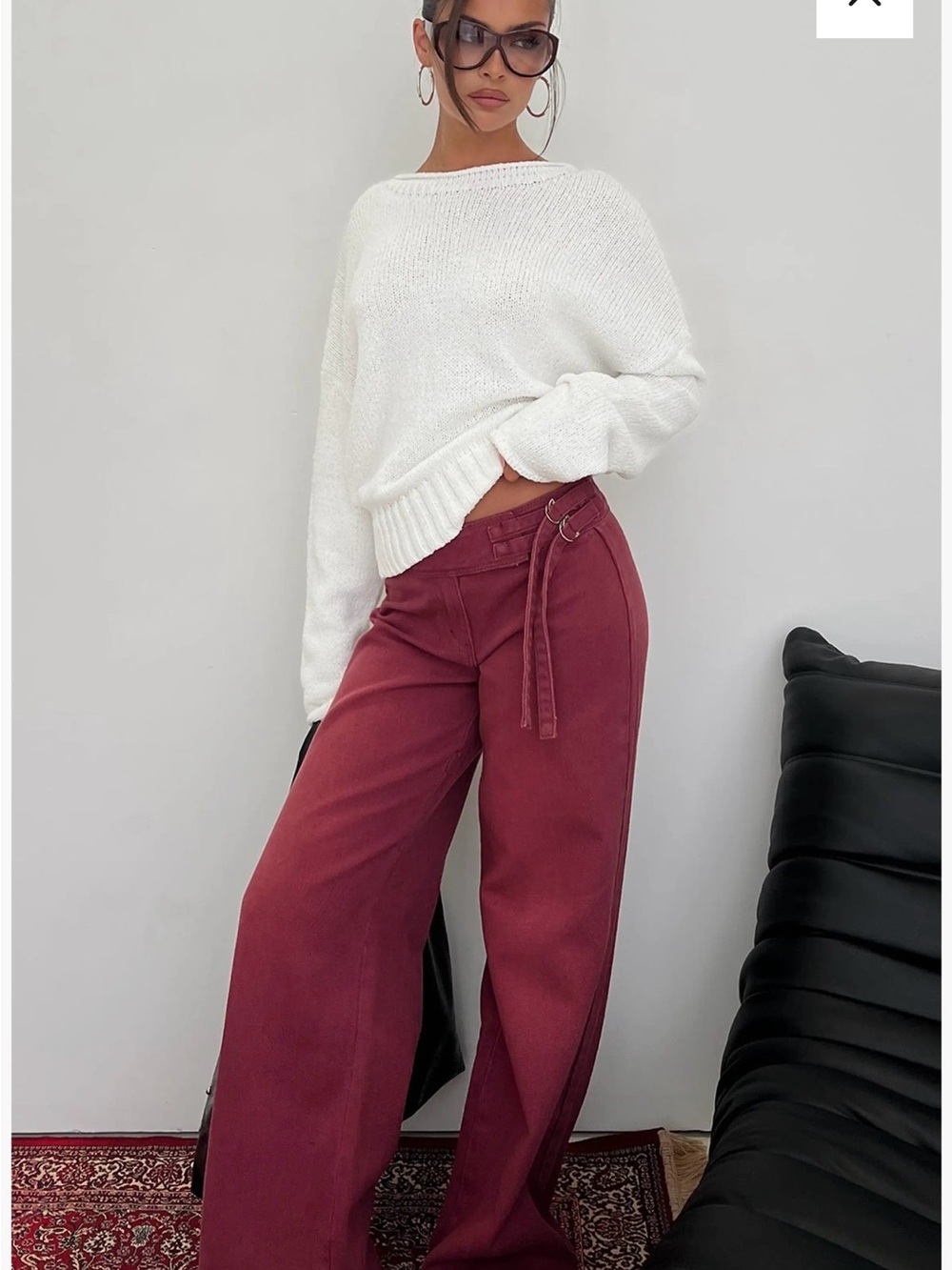 Princess Polly White Sweater